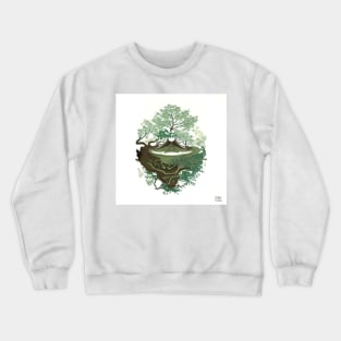 Tree in Reflection - Designs for a Green Future Crewneck Sweatshirt